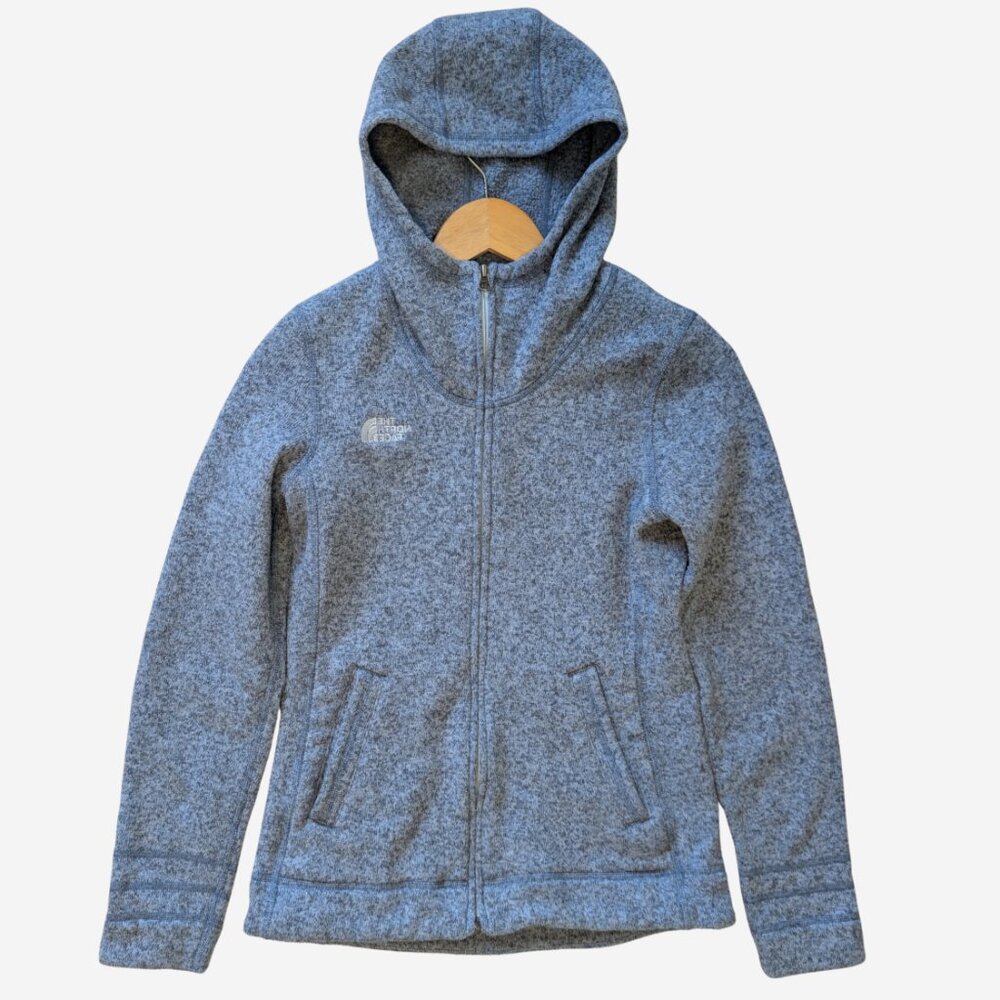 The North Face Crescent Sunset Hooded Zip Sweater S Gorpcore Cozycore EUC